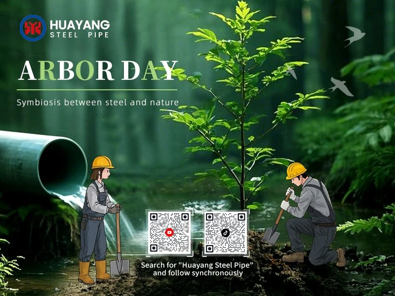 Rooting Hope, Greening Future -- Zelená akce Huayang Steel Pipe na výsadbu st...